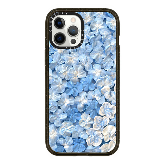 Ann Upton Art x CASETiFY iPhone 12 Pro Max ケース Floral,Nature ブラック インパクトケース Blue Hydrangea Iphone Case By Ann Upton Father's Day Ann Upton Art x CASETiFY iPhone 12 Pro Max ケース Floral,Nature ブラック インパクトケース Blue Hydrangea Iphone Case By Ann Upton Father's Day
