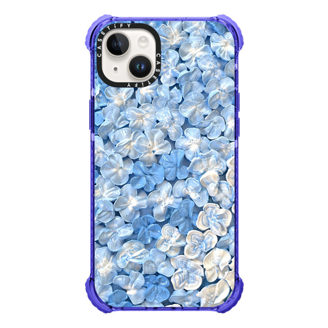 Ann Upton Art x CASETiFY iPhone 14 Plus ケース Floral,Nature Peri Purple ウルトラインパクトケース Blue Hydrangea Iphone Case By Ann Upton Father's Day Ann Upton Art x CASETiFY iPhone 14 Plus ケース Floral,Nature Peri Purple ウルトラインパクトケース Blue Hydrangea Iphone Case By Ann Upton Father's Day