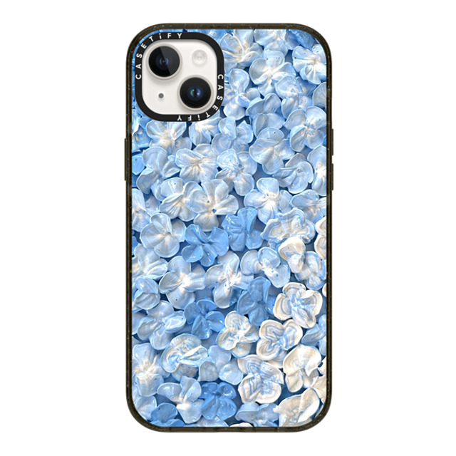 Ann Upton Art x CASETiFY iPhone 14 Plus ケース Floral,Nature ブラック インパクトケース MagSafe対応 Blue Hydrangea Iphone Case By Ann Upton Father's Day Ann Upton Art x CASETiFY iPhone 14 Plus ケース Floral,Nature ブラック インパクトケース MagSafe対応 Blue Hydrangea Iphone Case By Ann Upton Father's Day