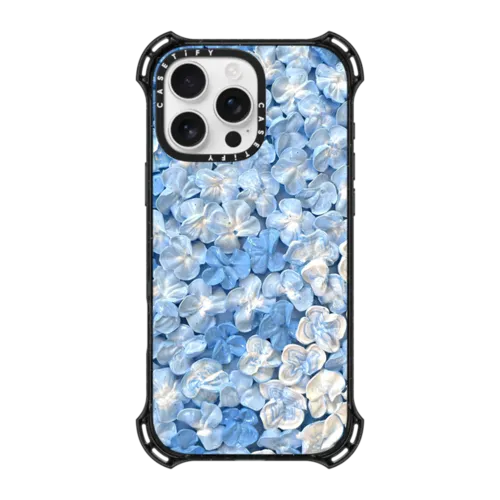 iPhone 16 Pro Max - Blue Hydrangea Iphone Case By Ann Upton