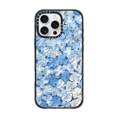 iPhone 16 Pro Max - Blue Hydrangea Iphone Case By Ann Upton