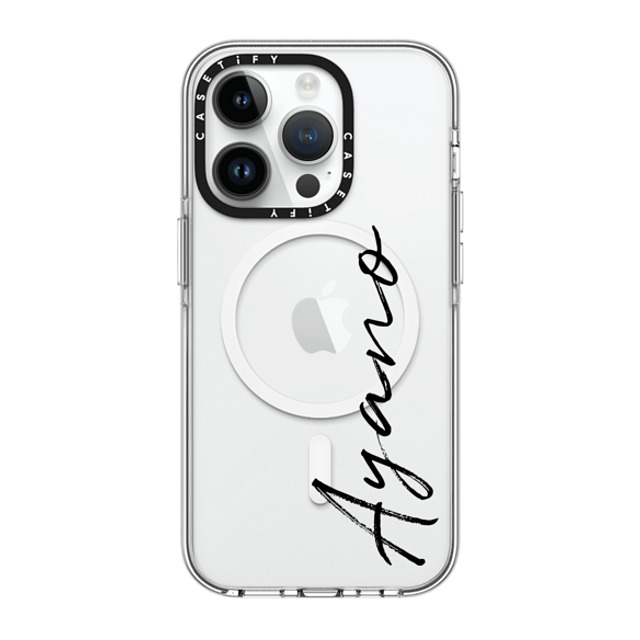 CASETiFY iPhone 14 Pro Case Clear Clear Case MagSafe Compatible Customization - (Ayano) CASETiFY iPhone 14 Pro Case Clear Clear Case MagSafe Compatible Customization - (Ayano)