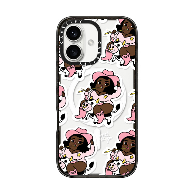 Mel Stringer x CASETiFY iPhone 16 ケース Cartoon,Anime ブラック インパクトケース MagSafe対応 Booty Rockin' Cowgirl by Mel Stringer Father's Day Mel Stringer x CASETiFY iPhone 16 ケース Cartoon,Anime ブラック インパクトケース MagSafe対応 Booty Rockin' Cowgirl by Mel Stringer Father's Day