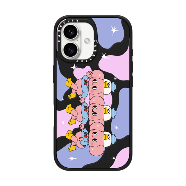 Starfy x CASETiFY iPhone 16 Case Cartoon Matte Black Impact Case MagSafe Compatible THREE DUCKS Father's Day Starfy x CASETiFY iPhone 16 Case Cartoon Matte Black Impact Case MagSafe Compatible THREE DUCKS Father's Day