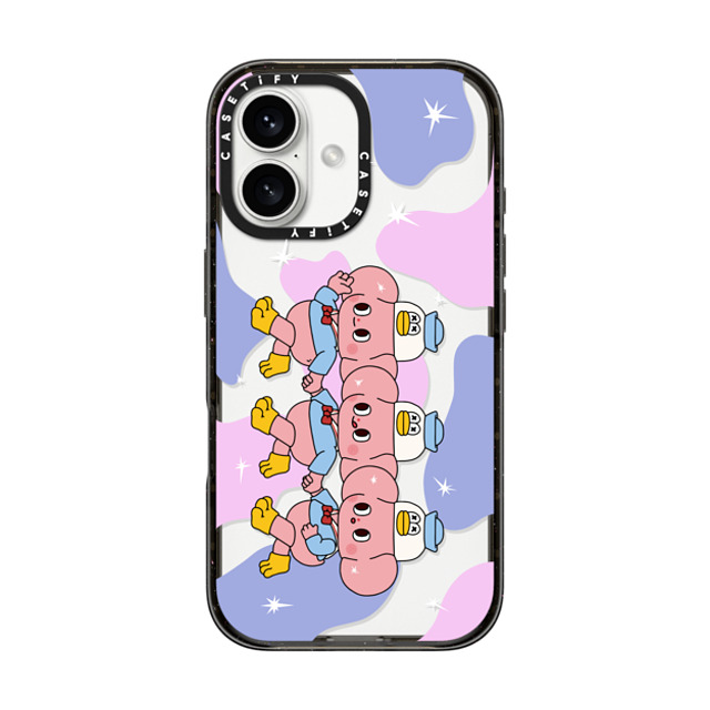 Starfy x CASETiFY iPhone 16 ケース Cartoon ブラック インパクトケース THREE DUCKS Father's Day Starfy x CASETiFY iPhone 16 ケース Cartoon ブラック インパクトケース THREE DUCKS Father's Day
