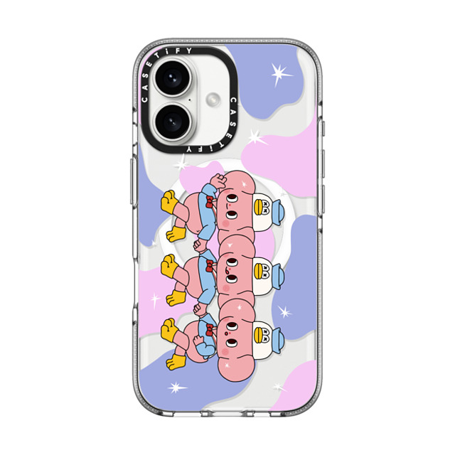 Starfy x CASETiFY iPhone 16 ケース Cartoon クリア クリア ケース MagSafe対応 THREE DUCKS Father's Day Starfy x CASETiFY iPhone 16 ケース Cartoon クリア クリア ケース MagSafe対応 THREE DUCKS Father's Day
