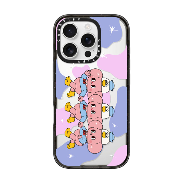 Starfy x CASETiFY iPhone 16 Pro ケース Cartoon ブラック インパクトケース THREE DUCKS Father's Day Starfy x CASETiFY iPhone 16 Pro ケース Cartoon ブラック インパクトケース THREE DUCKS Father's Day