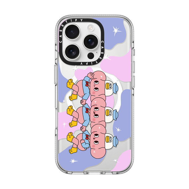 Starfy x CASETiFY iPhone 16 Pro ケース Cartoon クリア クリア ケース MagSafe対応 THREE DUCKS Father's Day Starfy x CASETiFY iPhone 16 Pro ケース Cartoon クリア クリア ケース MagSafe対応 THREE DUCKS Father's Day