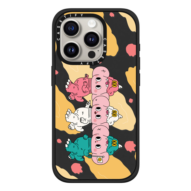 Starfy x CASETiFY iPhone 15 Pro ケース Cartoon,Pastel マットブラック インパクトケース MagSafe対応 Three Monster Starfy Back to School Starfy x CASETiFY iPhone 15 Pro ケース Cartoon,Pastel マットブラック インパクトケース MagSafe対応 Three Monster Starfy Back to School