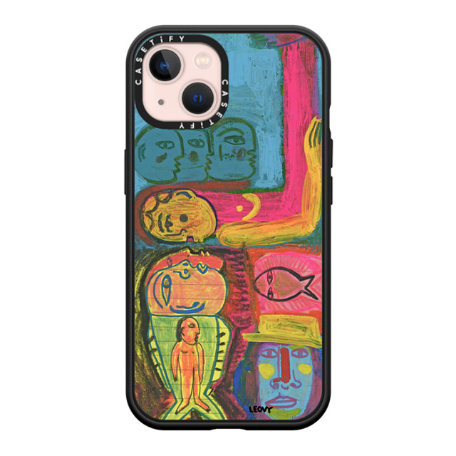 Ana Leovy x CASETiFY iPhone 13 Case Abstract,Fine Art Matte Black Impact Case Eaten by fish Back to School Ana Leovy x CASETiFY iPhone 13 Case Abstract,Fine Art Matte Black Impact Case Eaten by fish Back to School