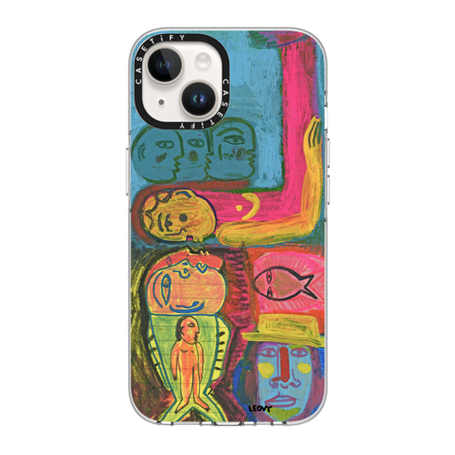 Ana Leovy x CASETiFY iPhone 14 ケース クリア クリア ケース MagSafe対応 Eaten by fish