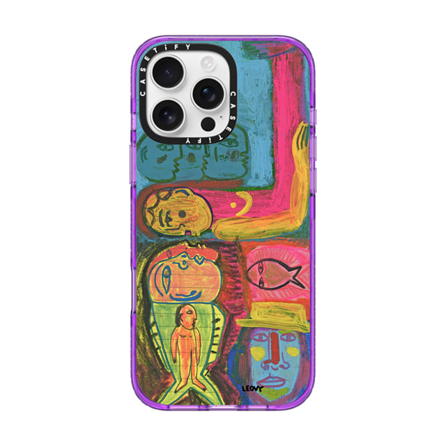 Ana Leovy x CASETiFY iPhone 16 Pro Max ケース Abstract,Fine Art パープル インパクトケース Eaten by fish Father's Day Ana Leovy x CASETiFY iPhone 16 Pro Max ケース Abstract,Fine Art パープル インパクトケース Eaten by fish Father's Day