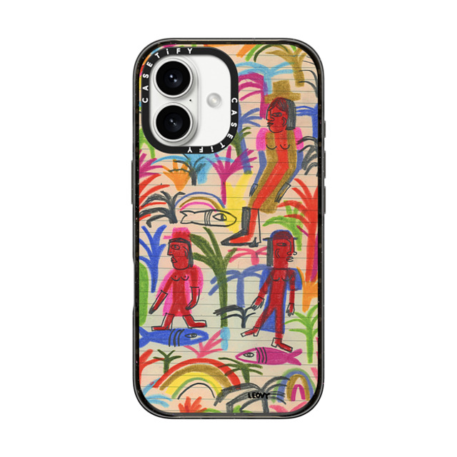 Ana Leovy x CASETiFY iPhone 16 ケース Abstract,Fine Art ブラック インパクトケース Tropical Back to School Ana Leovy x CASETiFY iPhone 16 ケース Abstract,Fine Art ブラック インパクトケース Tropical Back to School