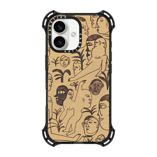 Ana Leovy x CASETiFY iPhone 16 Case Black バウンスケース creamy moves Ana Leovy x CASETiFY iPhone 16 Case Black バウンスケース creamy moves