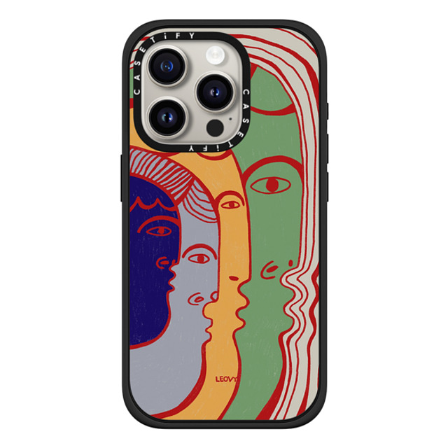 Ana Leovy x CASETiFY iPhone 15 Pro ケース Geometric,Abstract マットブラック インパクトケース MagSafe対応 whispering night by ana leovy Back to School Ana Leovy x CASETiFY iPhone 15 Pro ケース Geometric,Abstract マットブラック インパクトケース MagSafe対応 whispering night by ana leovy Back to School