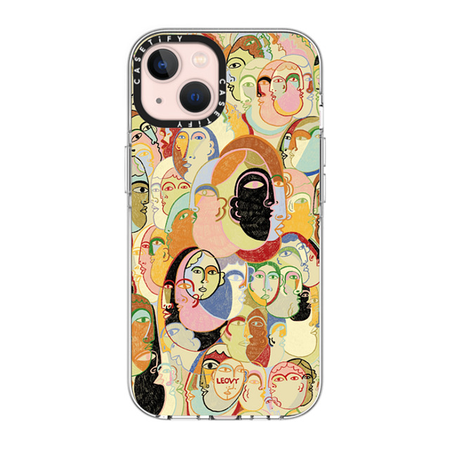 Ana Leovy x CASETiFY iPhone 13 ケース クリア クリア ケース MagSafe対応 Everyone by Ana Leovy