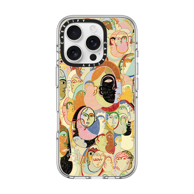 Ana Leovy x CASETiFY iPhone 16 Pro ケース クリア クリア ケース MagSafe対応 Everyone by Ana Leovy