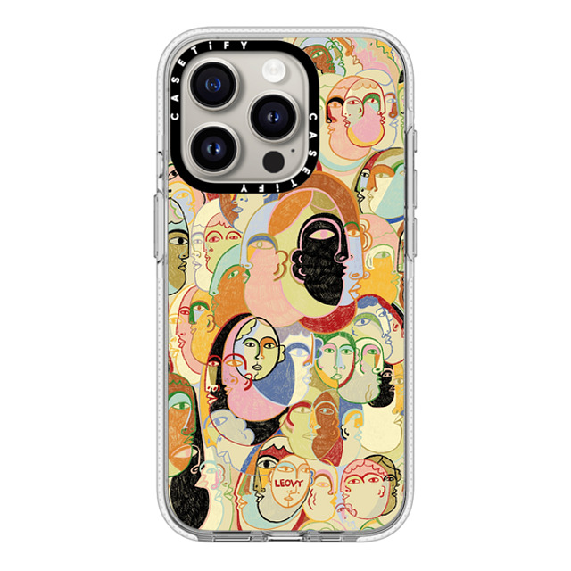 Ana Leovy x CASETiFY iPhone 15 Pro ケース クリア クリア ケース MagSafe対応 Everyone by Ana Leovy