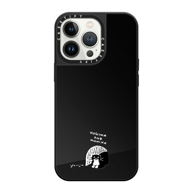 Chocolateye x CASETiFY iPhone 13 Pro Case Cat,Animal Black on Black ミラーケース MagSafe対応 small space Mother's Day Chocolateye x CASETiFY iPhone 13 Pro Case Cat,Animal Black on Black ミラーケース MagSafe対応 small space Mother's Day