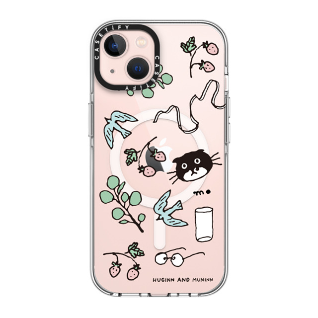 Chocolateye x CASETiFY iPhone 13 ケース クリア クリア ケース MagSafe対応 small things