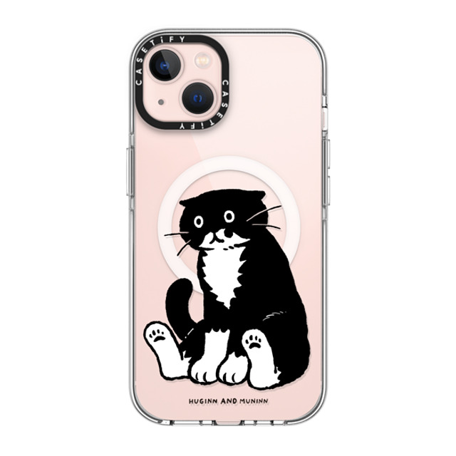 Chocolateye x CASETiFY iPhone 13 ケース クリア クリア ケース MagSafe対応 Sitting Mo