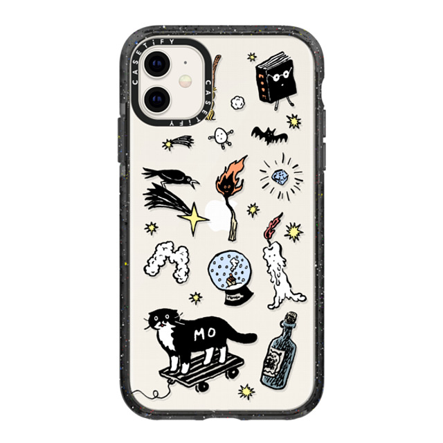 Chocolateye x CASETiFY iPhone 11 ケース ブラック インパクトケース Wizard Mo