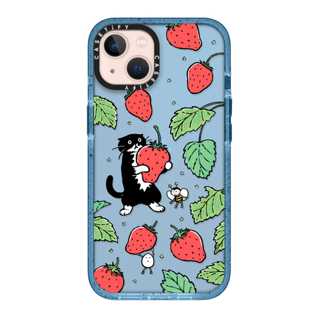 Chocolateye x CASETiFY iPhone 13 Case Sticker,Cat ベイビーブルー インパクトケース Strawberry and Mo Mother's Day Chocolateye x CASETiFY iPhone 13 Case Sticker,Cat ベイビーブルー インパクトケース Strawberry and Mo Mother's Day