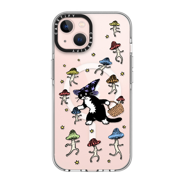 Chocolateye x CASETiFY iPhone 13 ケース クリア クリア ケース MagSafe対応 Mushroom and Mo