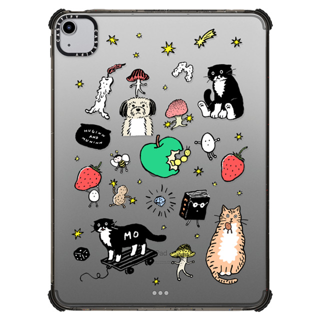 Chocolateye x CASETiFY iPad Air (第4/5世代) ブラック iPad インパクト ケース Mo and Friends