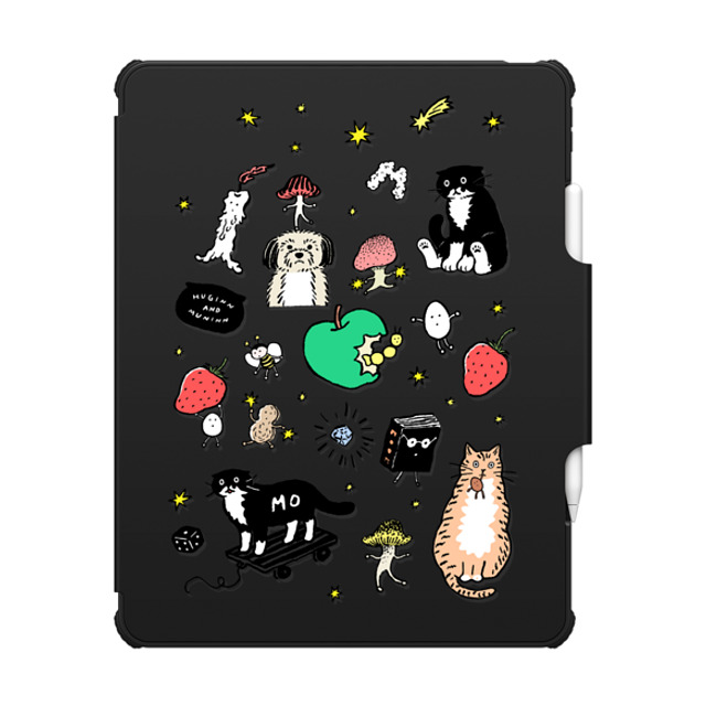 Chocolateye x CASETiFY iPad Air 13-inch (M2/M3) Black インパクト フォリオ ケース Mo and Friends Chocolateye x CASETiFY iPad Air 13-inch (M2/M3) Black インパクト フォリオ ケース Mo and Friends