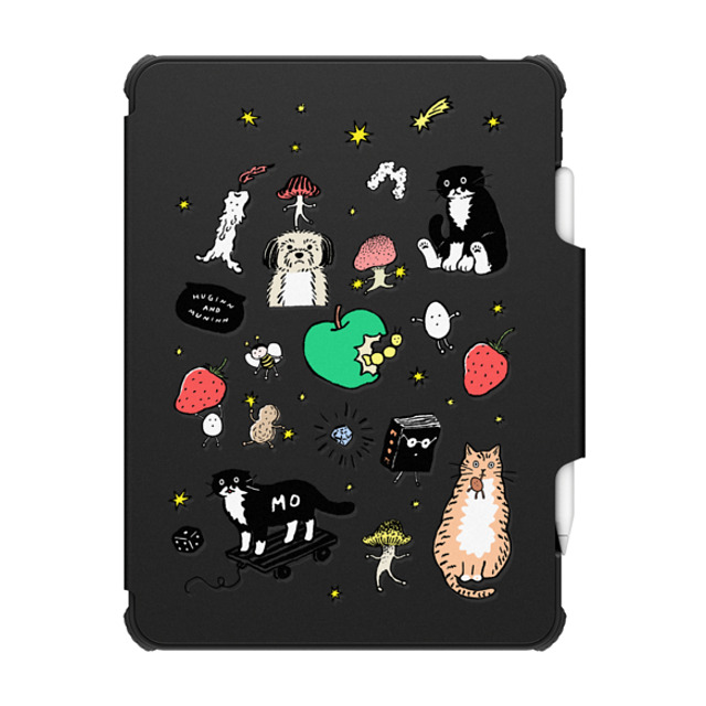 Chocolateye x CASETiFY iPad Pro 12.9-inch (第5/6世代) Sticker,Cat ブラック インパクト フォリオ ケース Mo and Friends Back to School Chocolateye x CASETiFY iPad Pro 12.9-inch (第5/6世代) Sticker,Cat ブラック インパクト フォリオ ケース Mo and Friends Back to School
