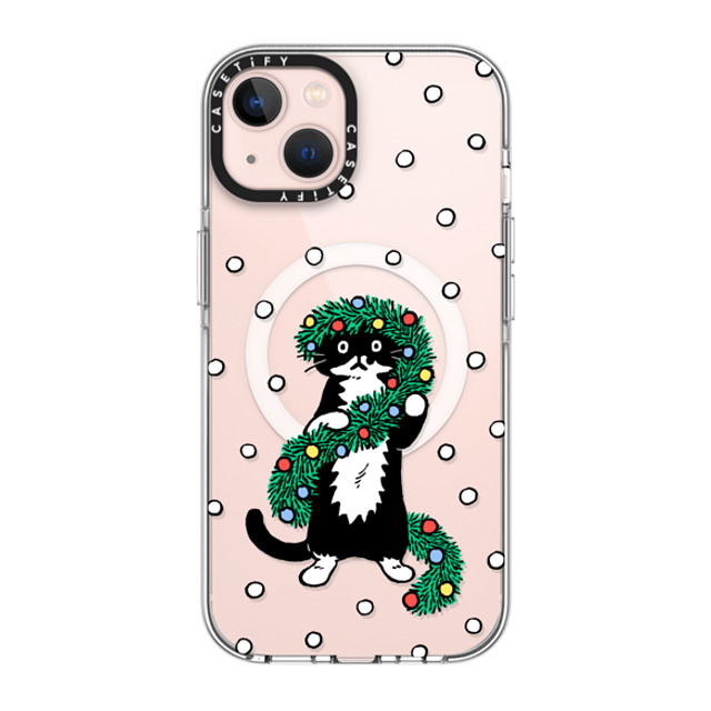 Chocolateye x CASETiFY iPhone 13 ケース クリア クリア ケース MagSafe対応 merry mo