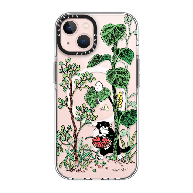 Chocolateye x CASETiFY iPhone 13 ケース クリア クリア ケース MagSafe対応 FOREST WALK