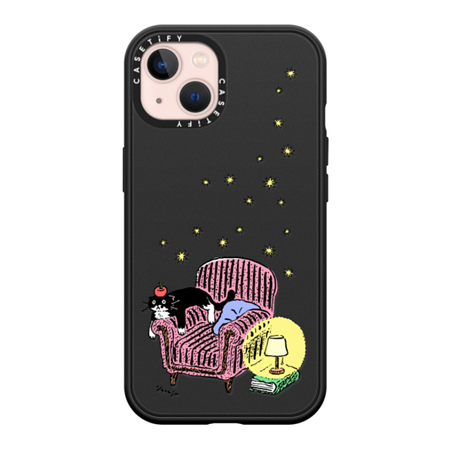 Chocolateye x CASETiFY iPhone 13 ケース マットブラック インパクトケース MagSafe対応 mo and armchair