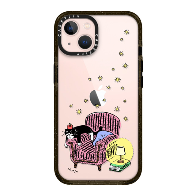 Chocolateye x CASETiFY iPhone 13 ケース ブラック インパクトケース mo and armchair