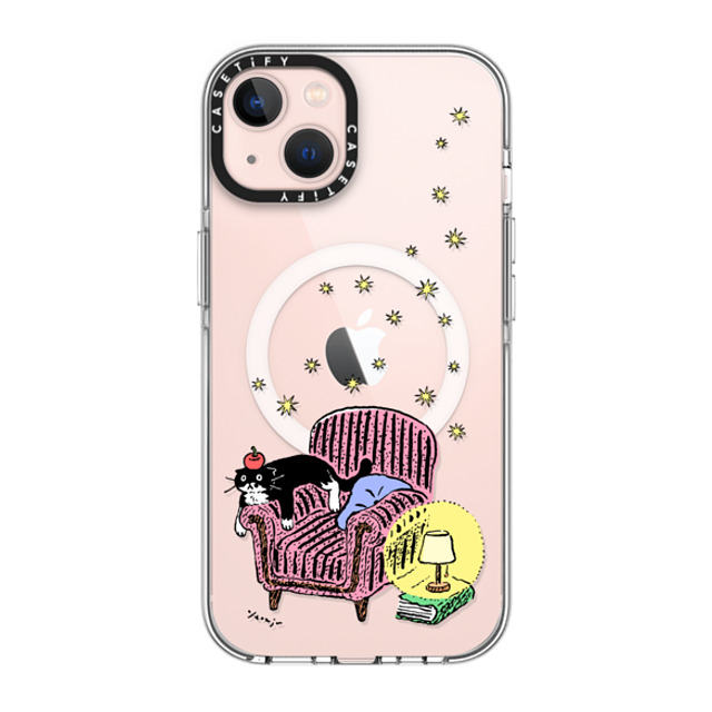 Chocolateye x CASETiFY iPhone 13 ケース クリア クリア ケース MagSafe対応 mo and armchair