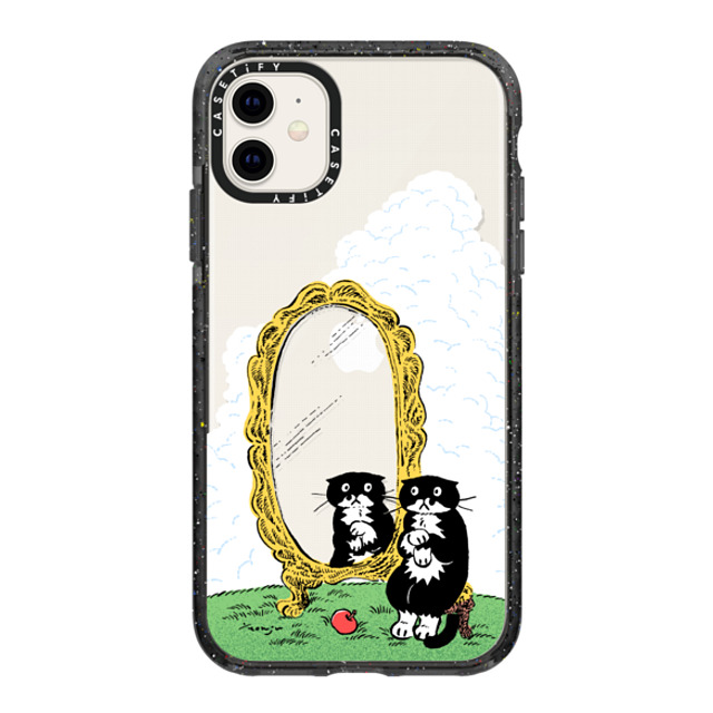 Chocolateye x CASETiFY iPhone 11 ケース ブラック インパクトケース MIRROR MO Back to School Chocolateye x CASETiFY iPhone 11 ケース ブラック インパクトケース MIRROR MO Back to School