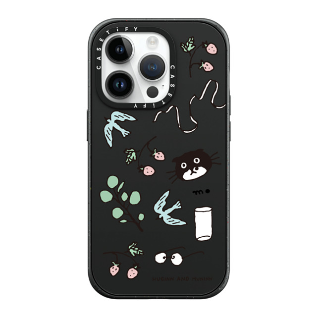 Chocolateye x CASETiFY iPhone 14 Pro ケース マットブラック インパクトケース MagSafe対応 small things