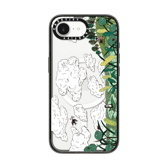 Chocolateye x CASETiFY iPhone 16e ケース Cat,Animal ブラック インパクトケース MagSafe対応 summer breeze Back to School Chocolateye x CASETiFY iPhone 16e ケース Cat,Animal ブラック インパクトケース MagSafe対応 summer breeze Back to School
