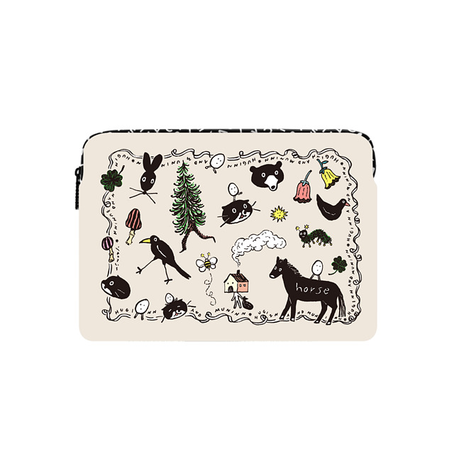 Chocolateye x CASETiFY Laptop Sleeve - Small (13-inch) マルチカラー MacBook スリーブ MODAERI in the forest