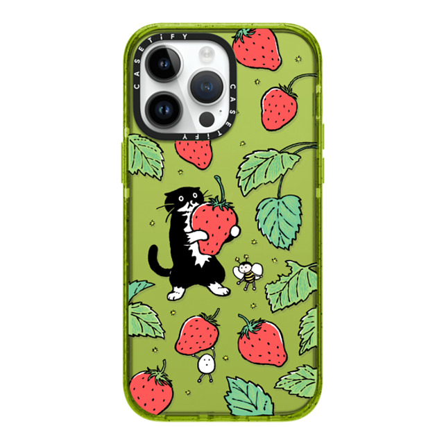 Chocolateye x CASETiFY iPhone 14 Pro Max ケース Kiwi インパクトケース Strawberry and Mo