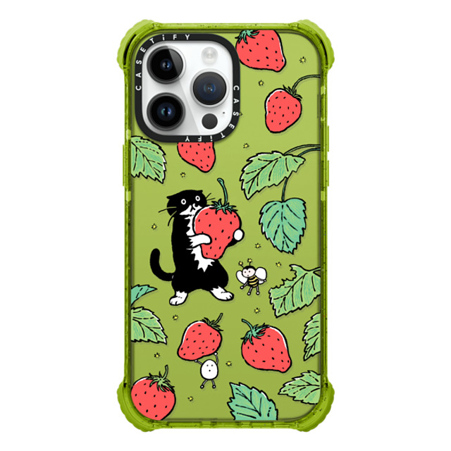 Chocolateye x CASETiFY iPhone 14 Pro Max Case Kiwi ウルトラインパクトケース Strawberry and Mo Chocolateye x CASETiFY iPhone 14 Pro Max Case Kiwi ウルトラインパクトケース Strawberry and Mo