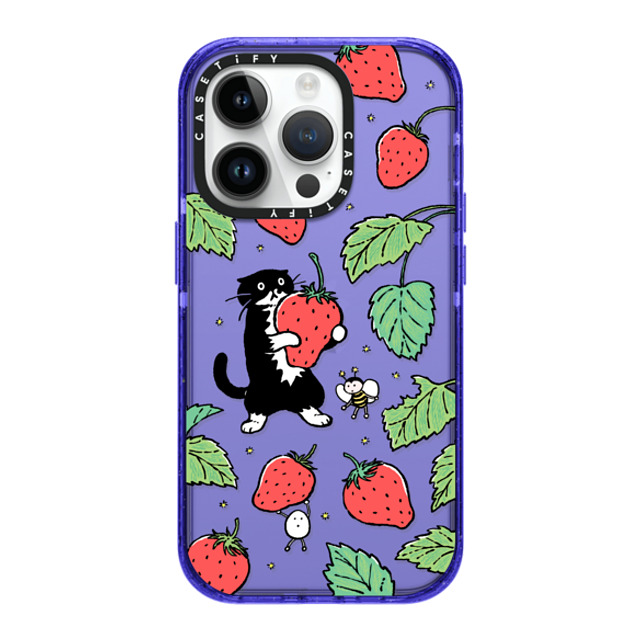 Chocolateye x CASETiFY iPhone 14 Pro Case Sticker,Cat Peri Purple インパクトケース Strawberry and Mo Mother's Day Chocolateye x CASETiFY iPhone 14 Pro Case Sticker,Cat Peri Purple インパクトケース Strawberry and Mo Mother's Day