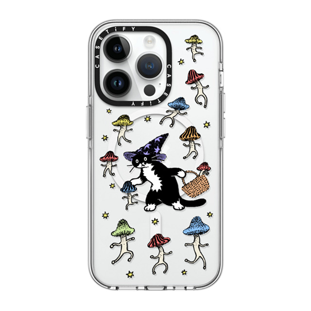 Chocolateye x CASETiFY iPhone 14 Pro ケース クリア クリア ケース MagSafe対応 Mushroom and Mo