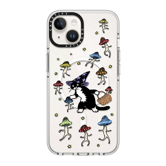 Chocolateye x CASETiFY iPhone 14 ケース クリア クリア ケース MagSafe対応 Mushroom and Mo