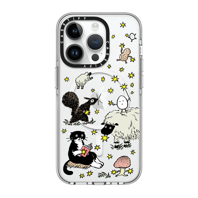 Chocolateye x CASETiFY iPhone 14 Pro Case Clear Clear Case MagSafe Compatible Star mo Chocolateye x CASETiFY iPhone 14 Pro Case Clear Clear Case MagSafe Compatible Star mo