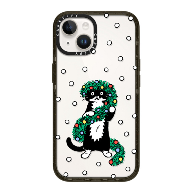 Chocolateye x CASETiFY iPhone 14 ケース ブラック インパクトケース merry mo