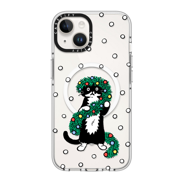 Chocolateye x CASETiFY iPhone 14 ケース クリア クリア ケース MagSafe対応 merry mo