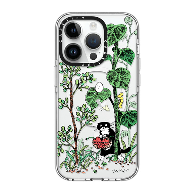 Chocolateye x CASETiFY iPhone 14 Pro ケース クリア クリア ケース MagSafe対応 FOREST WALK