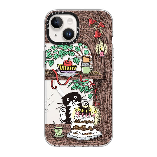 Chocolateye x CASETiFY iPhone 14 ケース クリア クリア ケース MagSafe対応 WINDOW MO